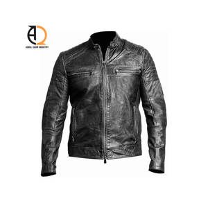 Blousons en cuir, vestes en cuir personnalisées avec broderie appliquée, cuir véritable de qualité supérieure pour hommes, veste d'hiver pour hommes - Product Image 1