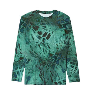 เสื้อเชิ้ตตกปลาแขนยาวลายพรางสำหรับผู้ชาย แห้งเร็ว ป้องกันแสงแดด UPF 50 พิมพ์ลายแบบซับลิเมชั่น - Product Image 4