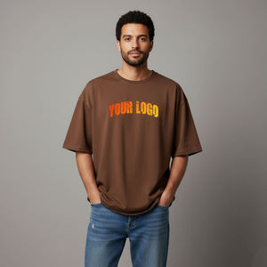 เสื้อยืดผู้ชายสไตล์ลำลองสั่งทำพิเศษสำหรับฤดูร้อน ผ้าฝ้าย 100% ทรงโอเวอร์ไซส์ ระบายอากาศได้ดี พิมพ์ลาย ผ้าเนื้อดี ใส่ได้ทั้งชายและหญิง - Product Image 4