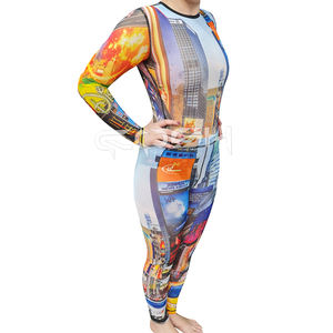 Ropa Deportiva Femenina de Primera Calidad, Mono Sublimado de Manga Larga con Leggings Elásticos a Precio de Mayoreo - Product Image 1