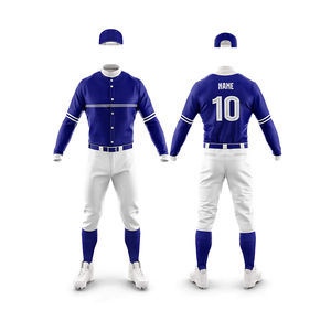 Uniformes de Béisbol y Sóftbol Personalizados para Hombre, Estilo Sublimado, Camisetas con Nombre y Número del Equipo, Conjuntos Duraderos en Tallas Grandes - Product Image 1