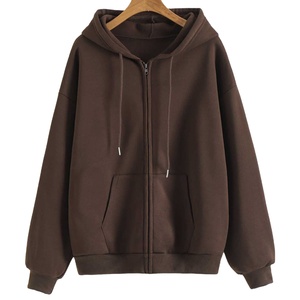 Sudadera con capucha y cremallera de algodón personalizada de 445GSM para hombre, estilo urbano, talla grande - Product Image 1