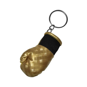 Llavero de Cuero de Color Sólido con Diseño de Logotipo Personalizado, Llavero de Guantes de Boxeo Mini de Cuero Artificial - Product Image 2