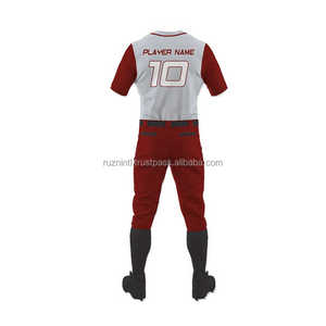 Ensemble d'uniformes de baseball personnalisés haut de gamme, tissu extensible à ajustement sec avec impression par sublimation et personnalisation du joueur - Product Image 2