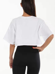 <b>Low</b> Moq Women's Crop <b>Tops</b> For Athletic Wear With Stretch Breathable Spandex Women Crop <b>Top</b> Shirt - Product Image 4