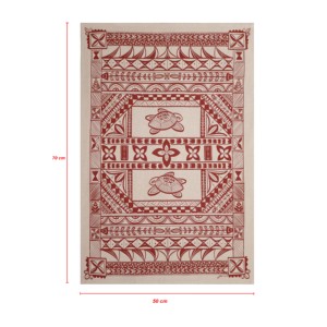 ผ้าเช็ดครัวคุณภาพดีที่สุด ผ้าฝ้าย 100% พิมพ์โลโก้ตามสั่ง ดีไซน์สีน้ำตาล ราคาถูกที่สุด - Product Image 4