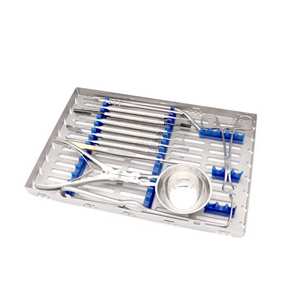 ชุดอุปกรณ์ฝังรากเทียม 20 ชิ้น พร้อมตลับใส่เครื่องมือผ่าตัดทางทันตกรรม สำหรับการฝังรากเทียม การผ่าตัดช่องปาก ใช้ในโรงพยาบาล - Product Image 5