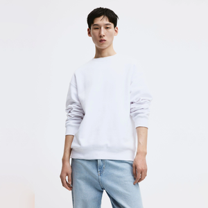 เสื้อสเวตเชิ้ต OEM แบบสวมหัว ยูนิเซ็กซ์ ผ้าฝ้าย 100% หนานุ่ม อุ่นสบาย สั่งทำได้ ไซส์ใหญ่ ระบายอากาศดี เป็นมิตรกับสิ่งแวดล้อม กันลม โลโก้ด้านหน้า - Product Image 5