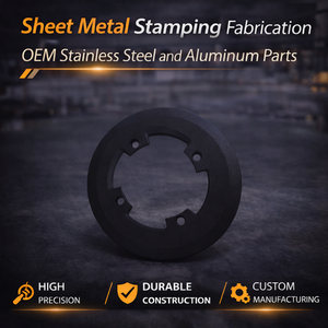 Fabrication de pièces en tôle par estampage OEM, pièces en acier inoxydable et en aluminium - Product Image 2