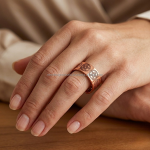 Bague Unisexe Ajustable Œil Turc Esotérique en Bio Aimant – Bijoux Dévotionnels en Gros - Product Image 4