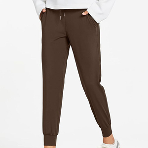 Women's Mid-Waisted Breathable Elastic Waist Summer Cargo Pants Sweatpants Streetwear Joggers Logo Plus Size White OEM Design - Product Image 1