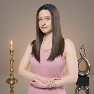 Pelucas y Perucas Judías Frontales con Frente Chino, Sin Pegamento, Cabello Virgen Liso, Extensiones de Cabello Humano con Encaje - Product Image 1