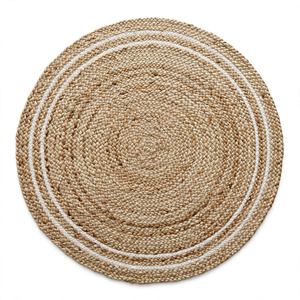 Meilleure Vente Tapis Rond Tressé Naturel Style Bohème pour Salon Exporté du Bangladesh - Product Image 6