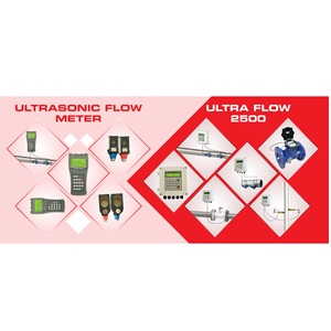 Débitmètre ultrasonique de qualité export, haute précision, à fixation par pince, pour la mesure du débit d'eau à usage industriel, disponible à la vente - Product Image 1