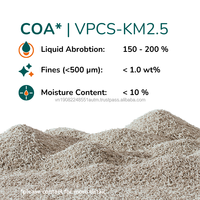 Litière pour chat Vapo Cat, écologique, biodégradable, en cassave brune, 2,5 kg, contrôle des odeurs, longue durée, pour chats d'intérieur
