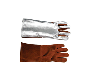 Gants de soudage en cuir de vachette avec doublure en Kevlar, résistants à la chaleur pour le soudage TIG, protection contre les éclaboussures de métal fondu, type A, avec pouce entièrement recouvert - Product Image 6