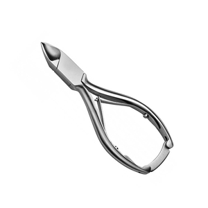 Coupe-ongles professionnel en acier inoxydable robuste, lame courbée, ouverture large, étiquette personnalisée pour ongles des mains et des pieds - Product Image 1