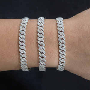 Collar de Moissanita con Corte Brillante Redondo, Chapado en Oro y Rodio sobre Plata 925, para Hombres, Mujeres y Niños, Joyería para Regalo, Estilo Hiphop - Product Image 6
