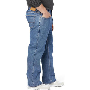 Pantalones Vaqueros Flexibles de Corte Relajado para Hombre, Cómodos, de Algodón Elástico, para Uso Diario, Casuales, Duraderos, a la Moda - Product Image 6