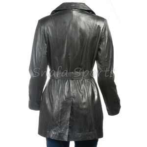Chaqueta de Cuero Elegante para Mujer, Chaqueta Corta Ajustada de Primera Calidad, Abrigo de Motera a la Moda para el Invierno, Ropa de Abrigo para Uso Diario - Product Image 4