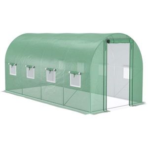 Mini Serra Moderna Facile da Montare con Struttura in Acciaio Zincato e PVC/PE per Uso Domestico e Giardino - Product Image 4