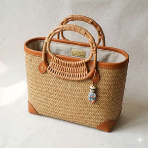 Asas de Ratán Vietnamitas Hechas a Mano para Bolsos, Asas Vintage para Bolsos, Accesorios para Bolsos al por Mayor, Precio Económico - Product Image 3