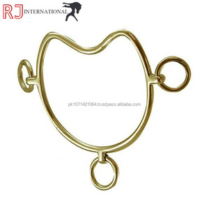 Mors de cheval en argent allemand, mors en acier argenté / Mors de course de chevaux en argent allemand de bonne qualité - Product Image 1