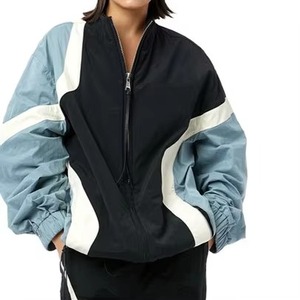 Ensemble de survêtement imperméable et respirant pour femme, coupe-vent imprimé en nylon, doublure en maille légère, 2 pièces, collection hiver 2026, dernière arrivée - Product Image 6