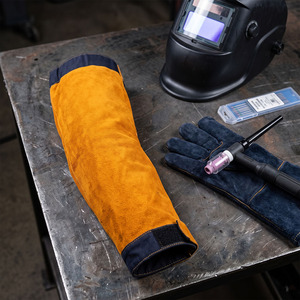 Cuero de vaca de primera calidad JNM SAFETY, resistente al calor, resistente a las llamas, resistente a la abrasión, certificado CE, nivel de corte ANSI 2 - Product Image 5