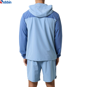 Conjunto Deportivo de 2 Piezas para Hombre, Chaqueta y Pantalones Cortos, Ropa Deportiva Personalizada con Logotipo, Estilo Casual, Cortavientos - Product Image 2