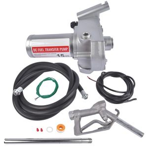 Pompa Elettrica a Ingranaggi 12V DC 15GPM per Benzina e Diesel Autoadescante 1/5HP con Garanzia di 1 Anno - Product Image 1