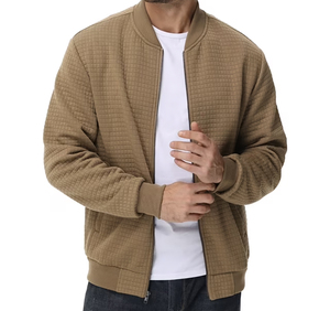 แจ็คเก็ตวาร์ซิตี้ฤดูหนาวคุณภาพพรีเมียม ไซส์พลัส ออกแบบตามสั่ง ปักชื่อทีมและหมายเลข ระบายอากาศได้ดี สำหรับผู้ชาย - Product Image 2