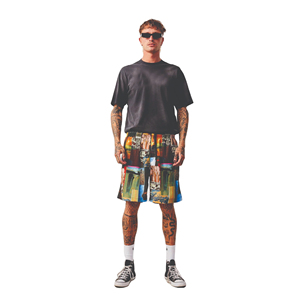 Shorts de basketball en maille 100 % polyester pour hommes, haute qualité, écologiques, respirants, séchage rapide, anti-plis, vente en gros, style urbain - Product Image 1