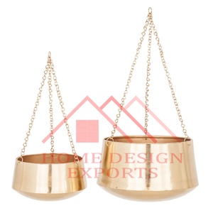 Jardinière suspendue en métal doré 2025 Best-seller - Product Image 6