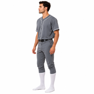 Maillot de sport confortable conçu avec un tissu doux pour les séances d'entraînement et les matchs de compétition, offrant une grande liberté de mouvement pour le baseball. - Product Image 2