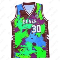 Blaze Fight Wear uniforme de basket-ball unisexe adulte été Shorts de basket-ball ensemble de maillot respirant personnalisé conforme à la qualité