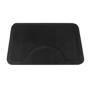 Tappetino Antifatica Nero per Salone di Bellezza 3x 4.5x 1/2 Pollici, Durevole con Esterno Quadrato e Interno Rotondo per Barbieri e Parrucchieri - Product Image 1