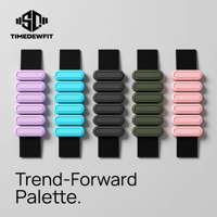 Bracelets lestés personnalisables avec logo, poids de poignet en silicone 1lb 2lb, poids de cheville portables pour fitness, entraînement en salle de sport, bracelet lesté