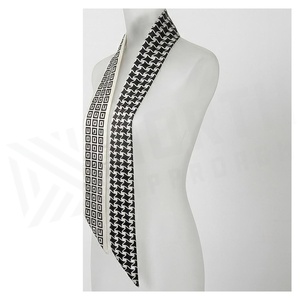 NORTH APPROACH Women's Silk Scarf Geometric Print Elegant Multi-Functional Fashion Accessory All Seasons - Product Image 3