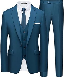 Luxury Mens Wedding <b>Suit</b> Pant Coat Formal Slim Fit Groom Tuxedo set - Product Image 1