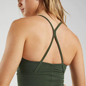 Hot Sale Women's Fitness Sports <b>Bra</b> High Quality 4 Way <b>Stretch</b> Breathable Eco-Friendly Medium Elasticity XS Customizable Front - Product Image 2