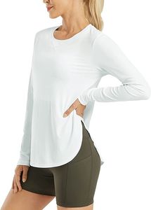 Camiseta de Compresión de Manga Larga para Mujer, de Alta Calidad, Verde, Spandex y Poliéster, Secado Rápido, Transpirable, para Entrenamiento, 220g, OEM - Product Image 4