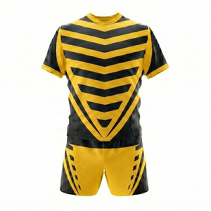 Uniforme de Rugby 100% Transpirable, Diseño Unisex con Logotipo y Nombre de Equipo Personalizados, Ropa Deportiva de Secado Rápido Anti-UV - Product Image 5