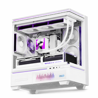 Refroidisseur de processeur liquide AIO Thermalright Peerless Vision 360 BLANC avec écran de 3,95 pouces, pompe 3000 tr/min, LGA1851 AM5, kit de système de jeu pour ordinateur de bureau
