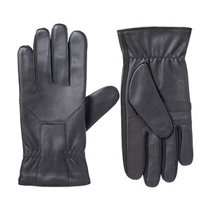 Nouveaux gants en cuir pour hommes, tendance et très demandés, compatibles écran tactile, respirants, durables, doux, toutes saisons, pour le cyclisme, décontractés, design personnalisé - Product Image 1