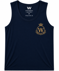 Premium Quality 3D Embroidered Tank Top Custom 100% Cotton Polyester Quick Dry Fabric Workout Gym Apparel Men Women - Product Image 4