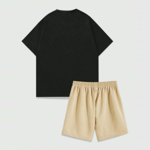 Conjunto de Camiseta y Pantalones Cortos Térmicos de Verano para Hombre, Tallas Grandes, de Alta Calidad, Dos Piezas, de Pakistán, Más Vendido - Product Image 2