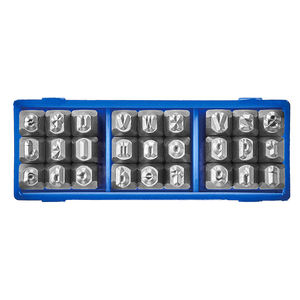 Juego de 27 Punzones de Letras Minúsculas de Acero CRV de Grado Industrial de 2 mm, Hecho en Taiwán - Product Image 3