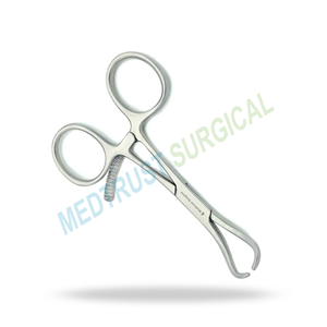 Pince à serviette chirurgicale Backhaus manuelle en acier inoxydable, ensemble d'instruments de 3,75 pouces avec système de verrouillage à cliquet - Product Image 4