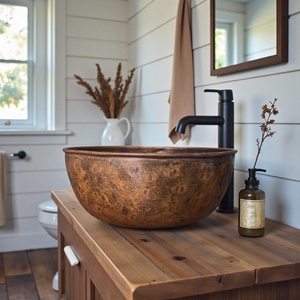 Producción eficiente de lavabos de cobre, producción en masa de lavabos de cobre, fabricación escalable de lavabos de cobre, producción en fábrica de lavabos de cobre - Product Image 6